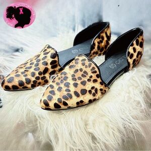 🧳 Aldo Leopard Print in Hair-calf Pointed-toe Flats